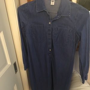 Jean shirt dress